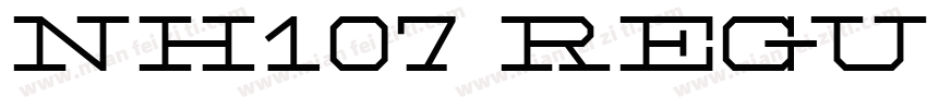 NH107 Regular字体转换